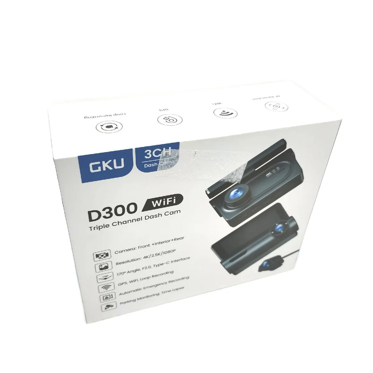 GKU Dashcam Verkehrsaufzeichner Dashcam Display Schleier auf Display Sicherheit Tapferkeit