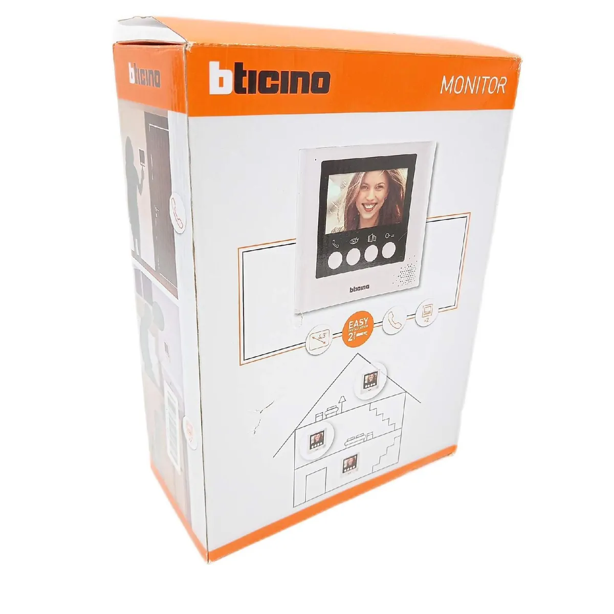 Bticino Ersatz Display Bildschirm Video Sprechanlagen 332253 Bildschirm 43 Zoll Perlweiß