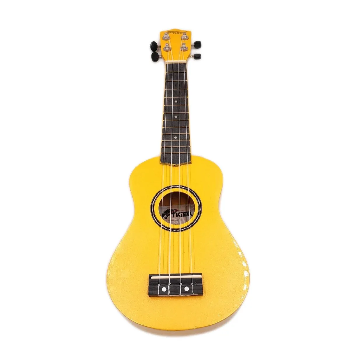 Tiger Sopran Ukulele Saiteninstrumente Tasche Gelb leicht spielbar ideal für Anfänger Ein