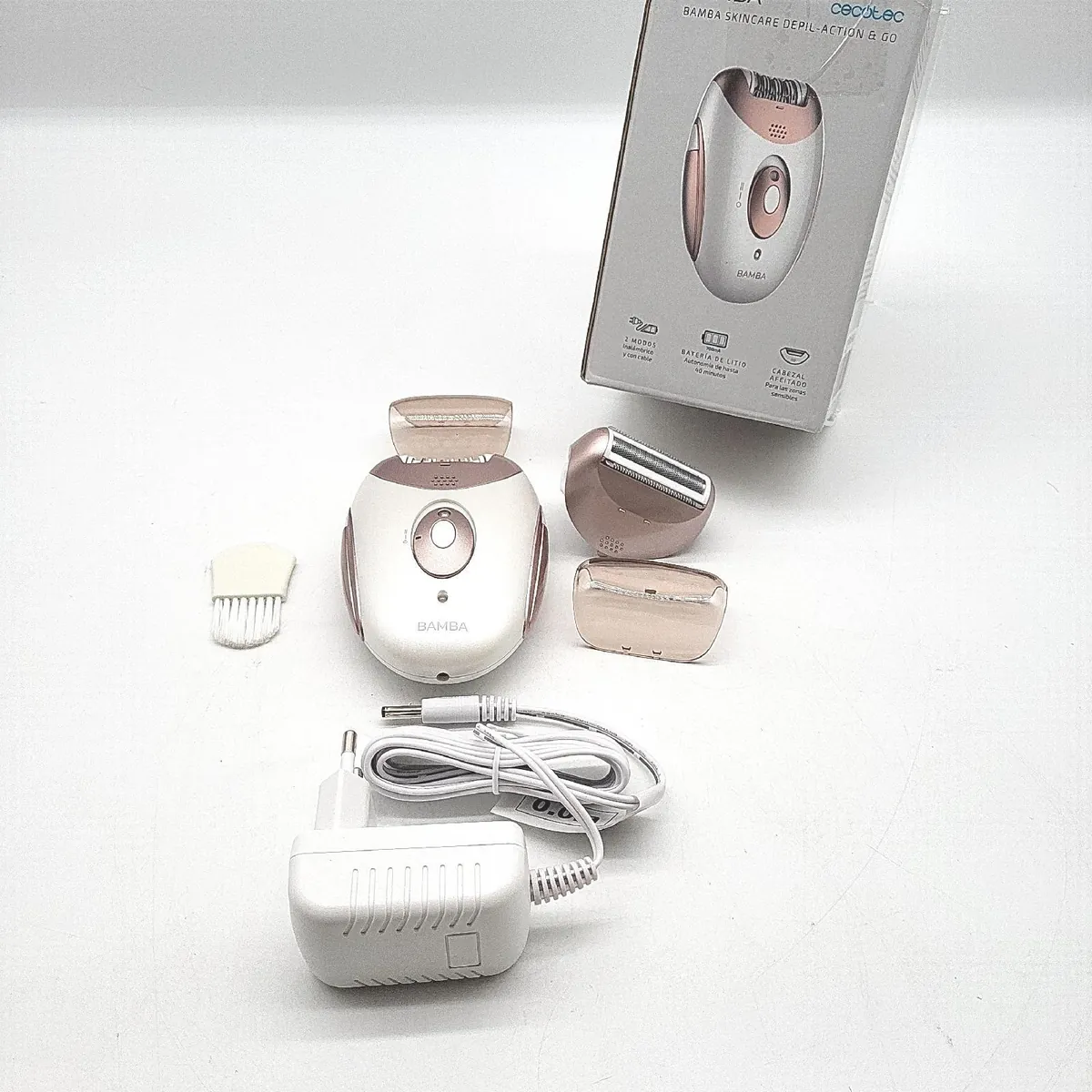 Cecotec Haarentferner Beautypflege SkinCare Depil Action Go Cordless kabellos praktisch