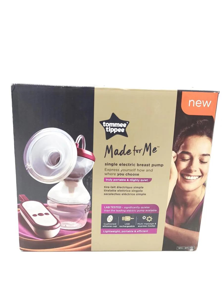 Tommee Tippee elektrische Milchpumpe Babypflege Made for Me leise und praktisch