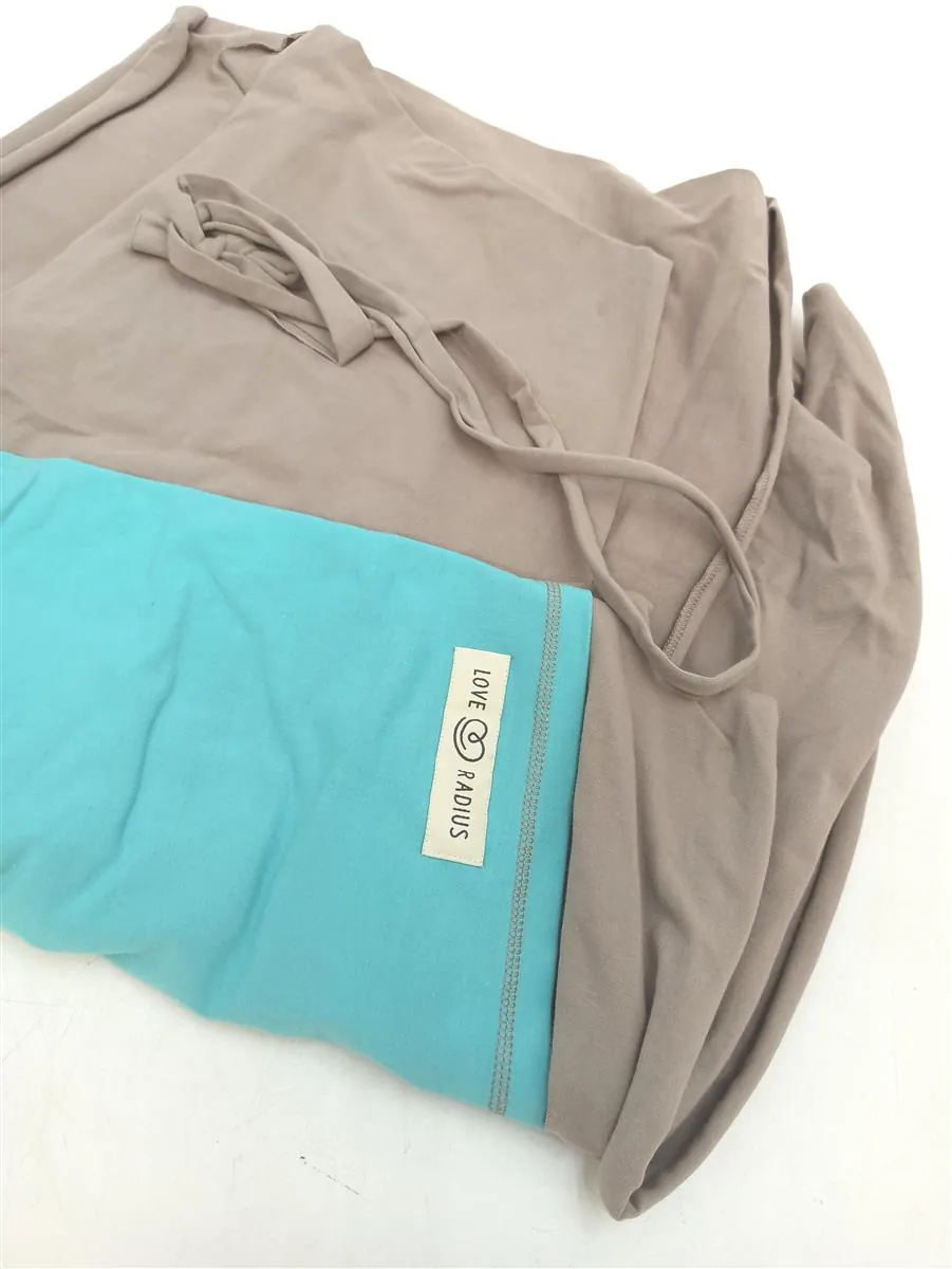 Love Radius Tragetuch Babybedarf L Originale JPMBB hellgrau Tasche türkis komfortabel