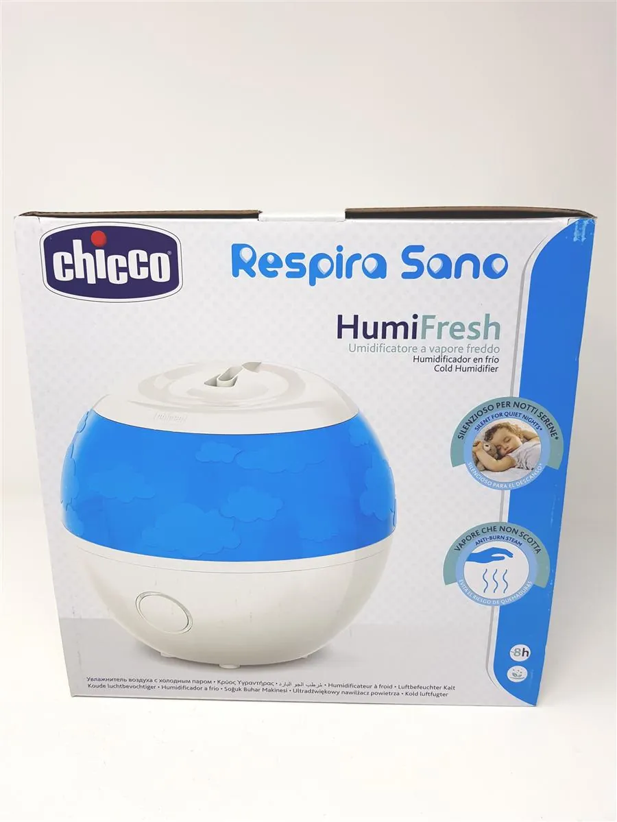 Chicco Humi Fresh Ultraschall Kaltluftbefeuchter Kaltdampf Luftbefeuchter Essenzbehälter Abschaltautomatik 8 Stunden Laufzeit