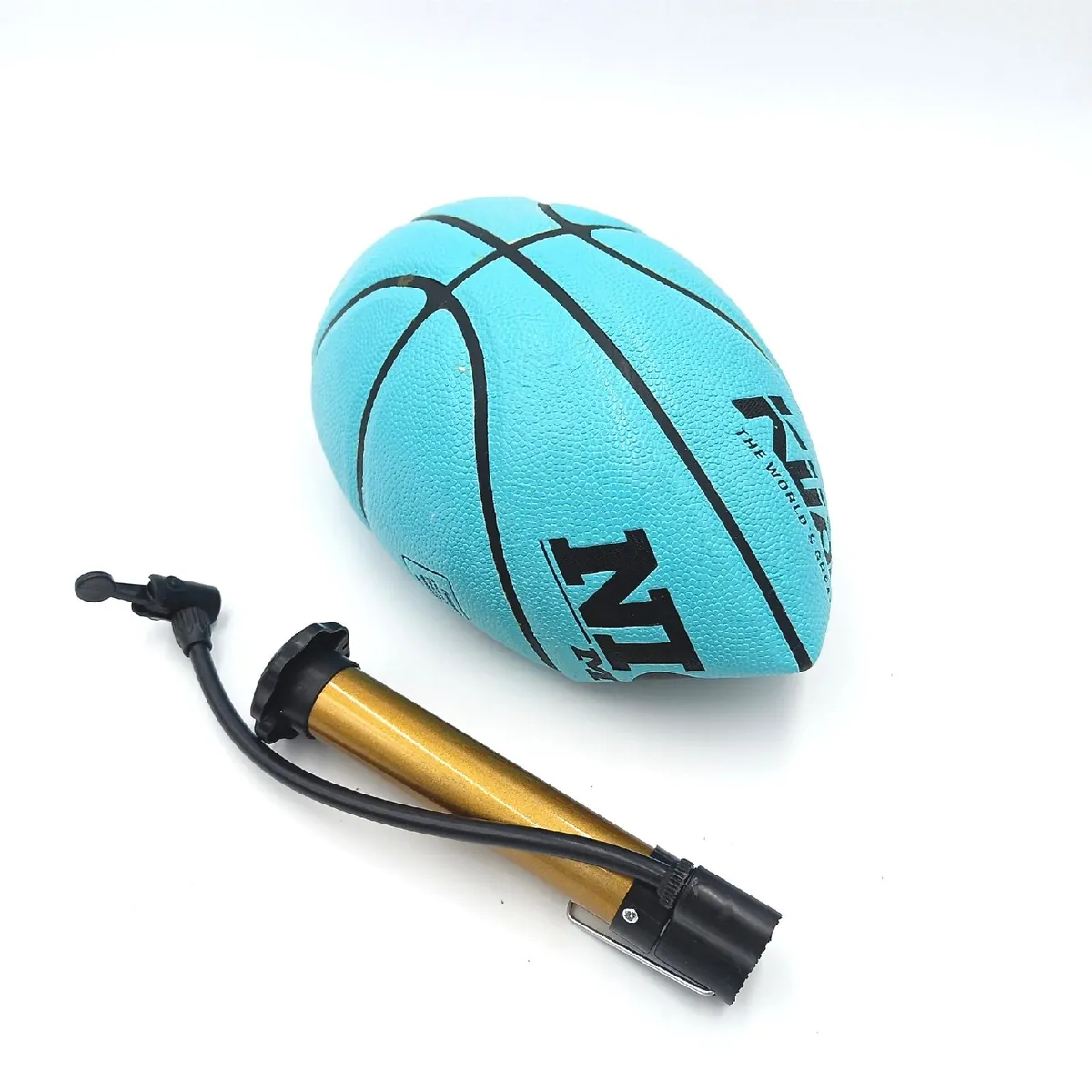 Senston Basketbälle Kinder Basketball Outdoor Indoor Street Spiel Pumpbar Größe 7 robust langlebig