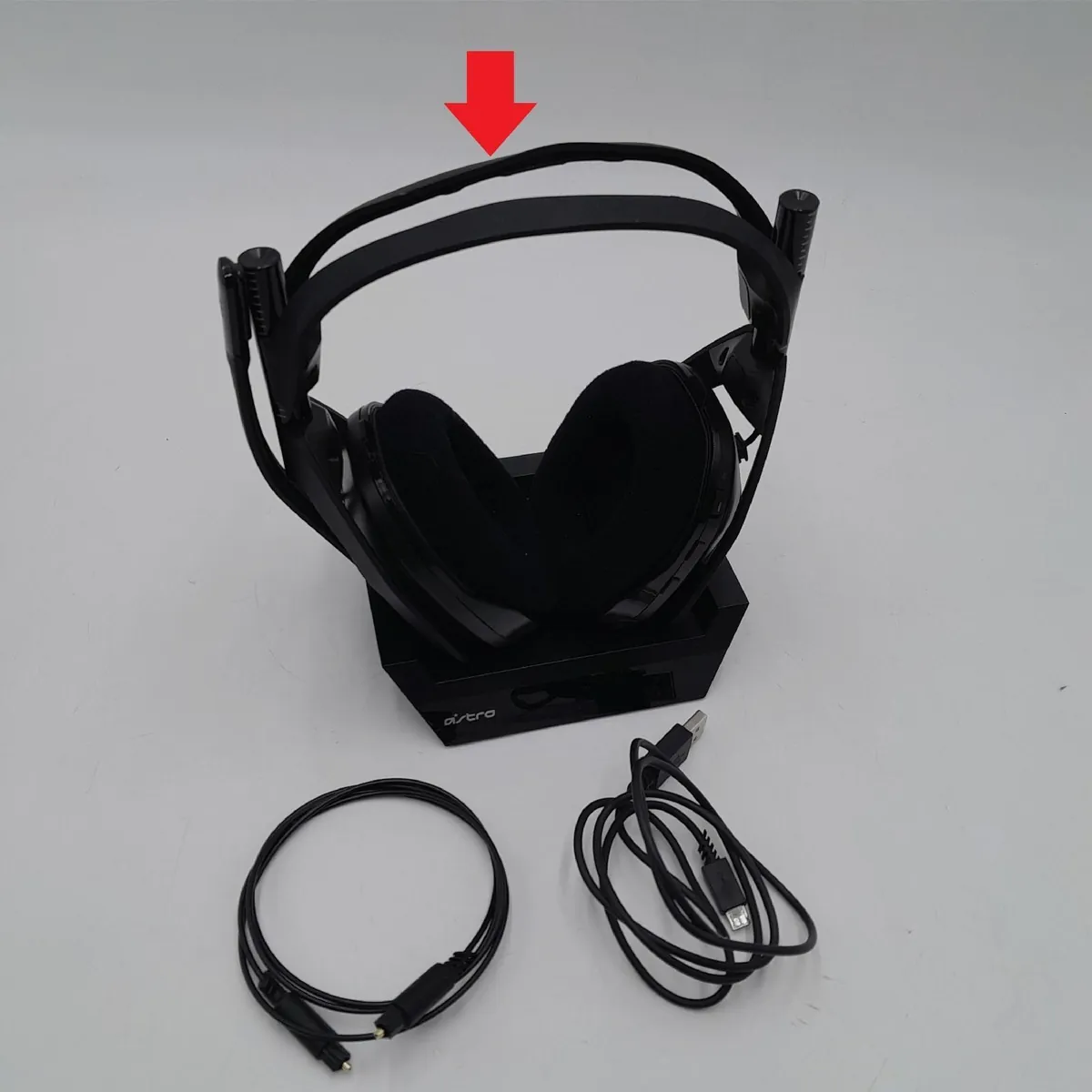 ASTRO A50 Wireless Gaming Headset 4 Generation Ladestation ohne Kopfpolster leichter Bügel