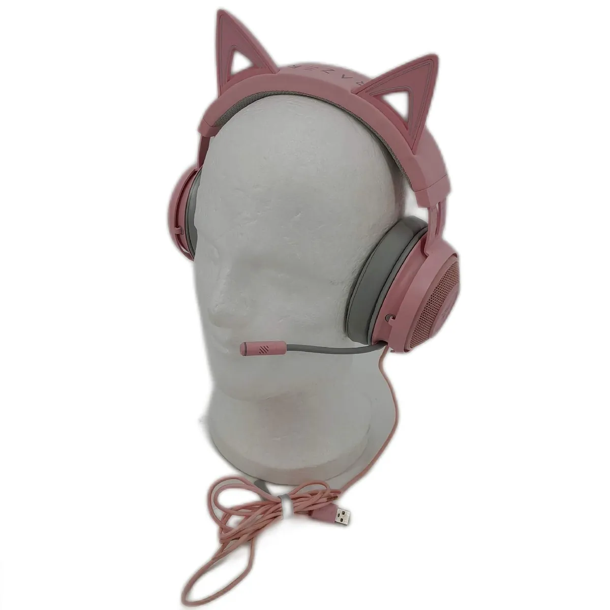 Razer Gaming Headset Audio Zubehör Kraken Kitty Edition USB Beleuchtung Katzenohr