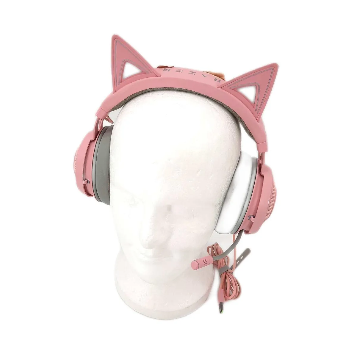 Razer Headset Gaming Zubehör Kraken Chrom Edition Katz Ohren Cartoon Design USB Anschluss