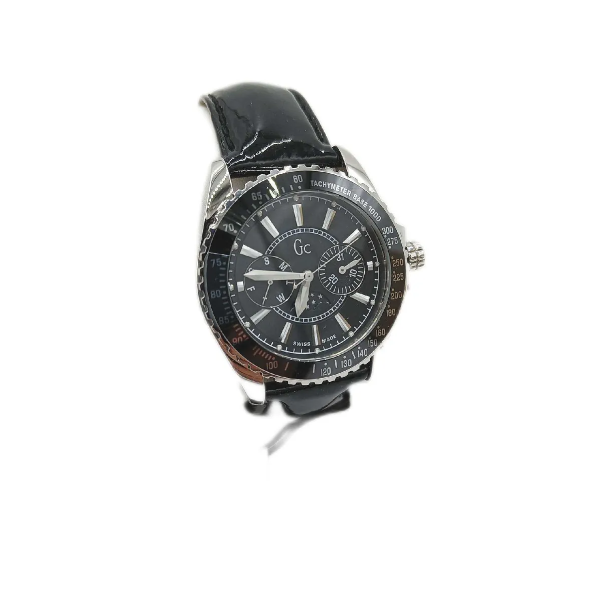 Guess Collection Herren Armbanduhr Herrenuhr Lederarmband Modell 29006M2 elegant