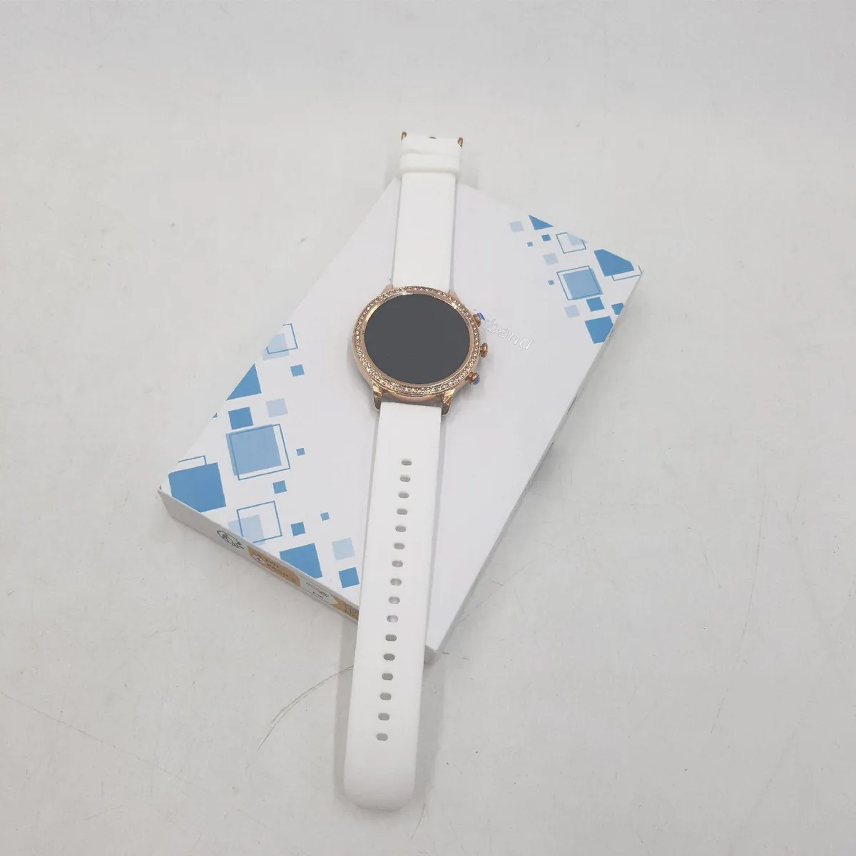 ZKCREATION Smartwatch Uhr Damen Fitness Tracker Anrufbenachrichtigung Verbunden Anzeige