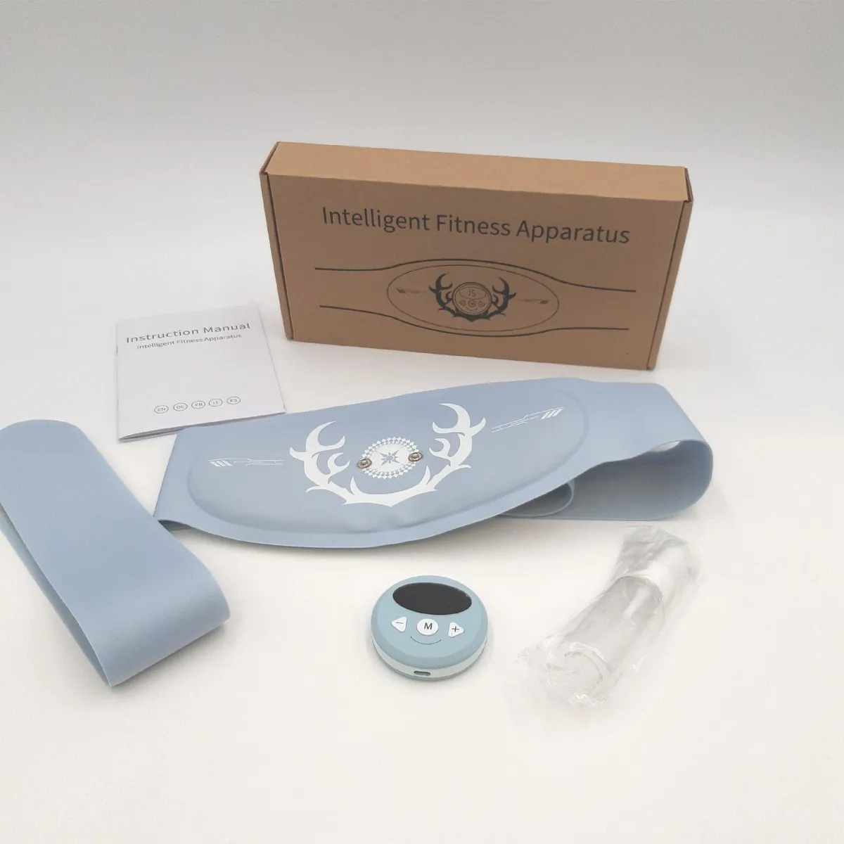 Hiviss Trainingsgerät EMS Bauchmuskeltrainer Fitness Modell Blue Wiederaufladbar USB Stark
