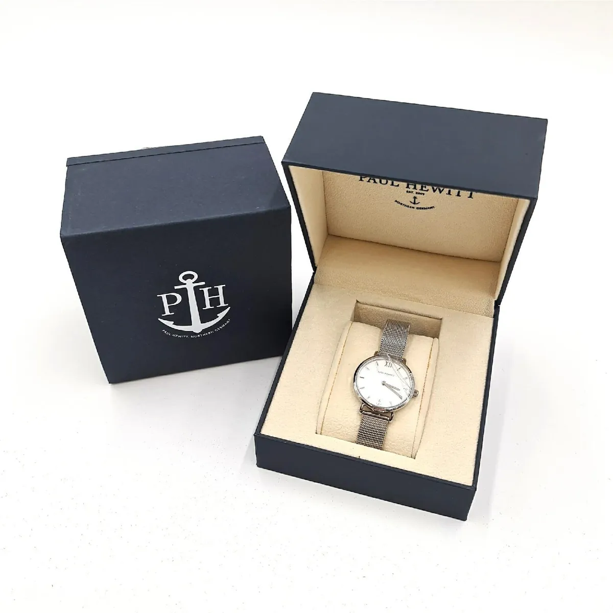 Paul Hewitt Armbanduhr Damen Sailor Line Modest White Sand ohne Funktion