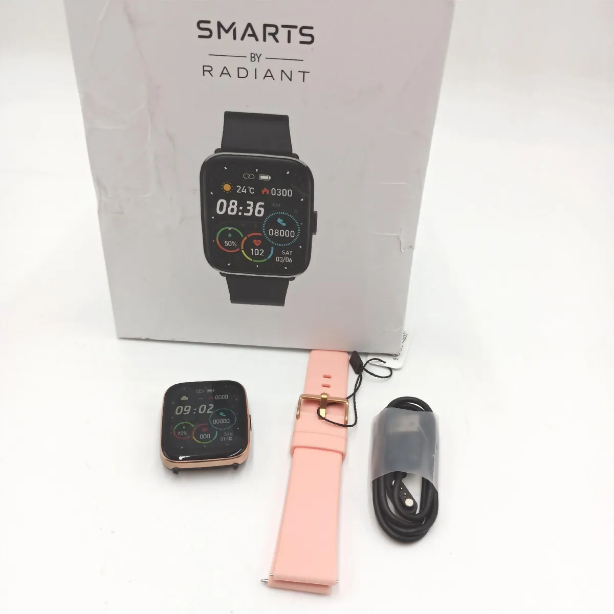 Radiant Smartwatch Fitnessuhr Golden Gate Collection Einheitsgröße Silberfarben Gesundheitsmonitor