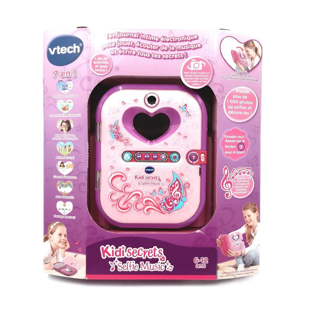 Vtech Spieltablet Kinder Spielzeug Kidisecrets Selfie Musik Unterhaltung Französisch