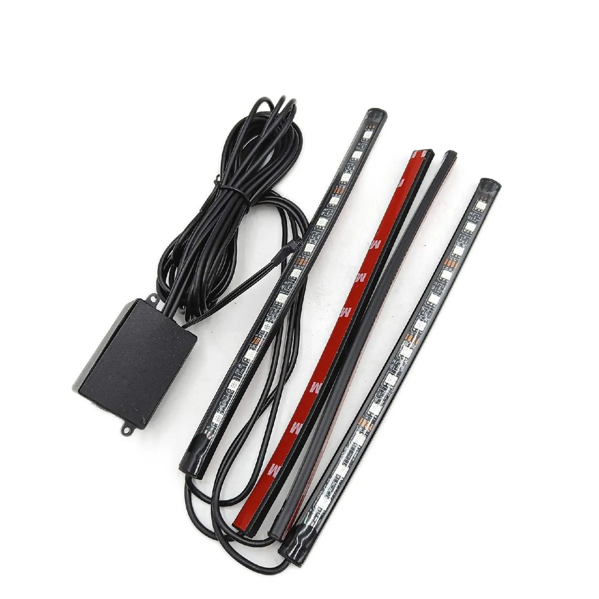 Retoo LED Auto Innenbeleuchtung Auto Zubehör 12V RGB Lichtleiste mehrfarbig steuer