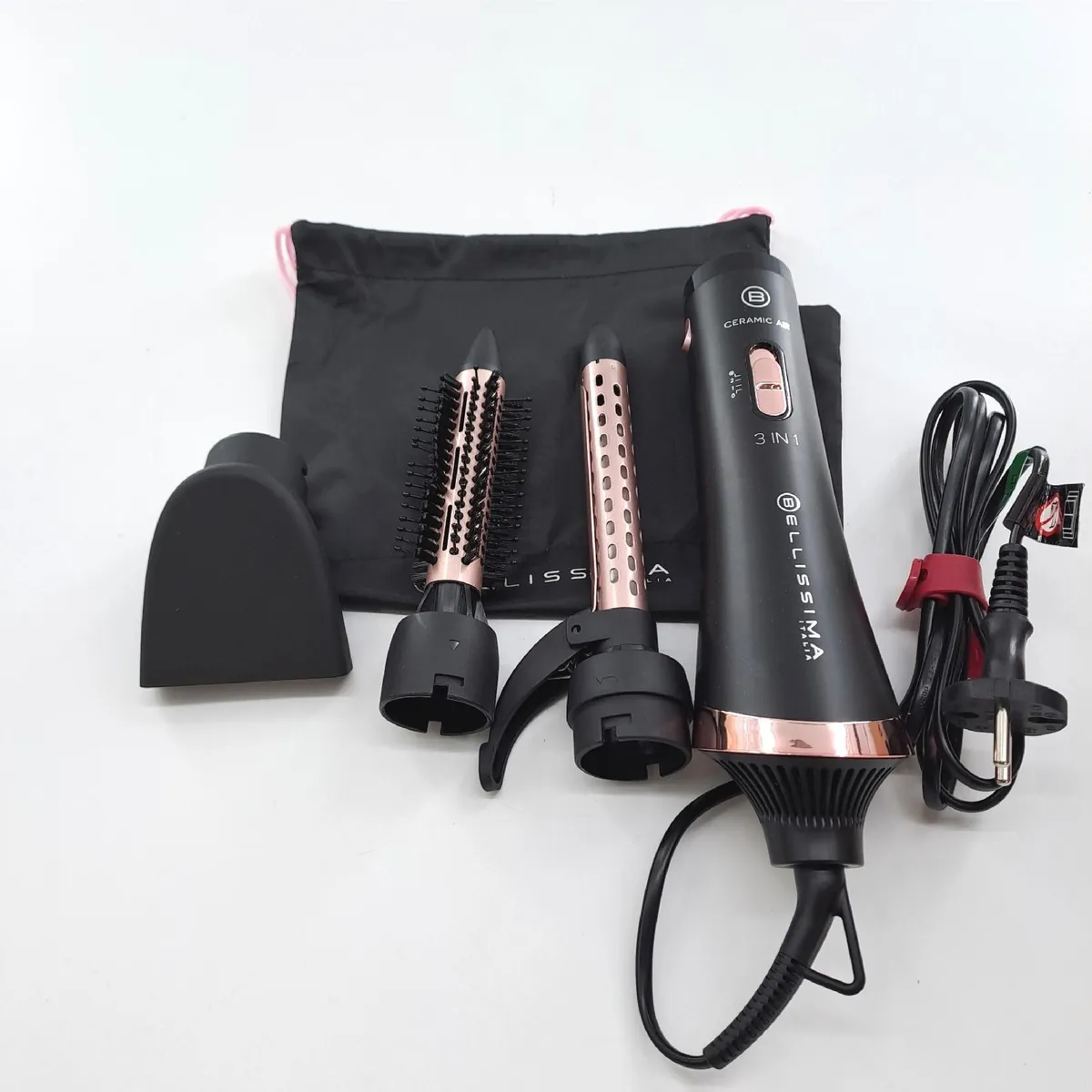 Imetec Haarbürste Haarpflege Schönheit Beautiful 3 in 1 Keramik Air Sh