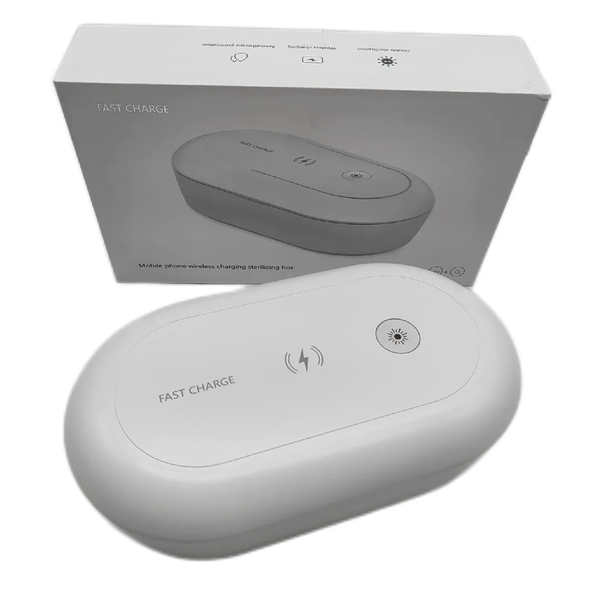 Superia Sterilisator Kabellose Ladestation Smartphone Gesundheit Hygiene Reinigung Aromatherapie