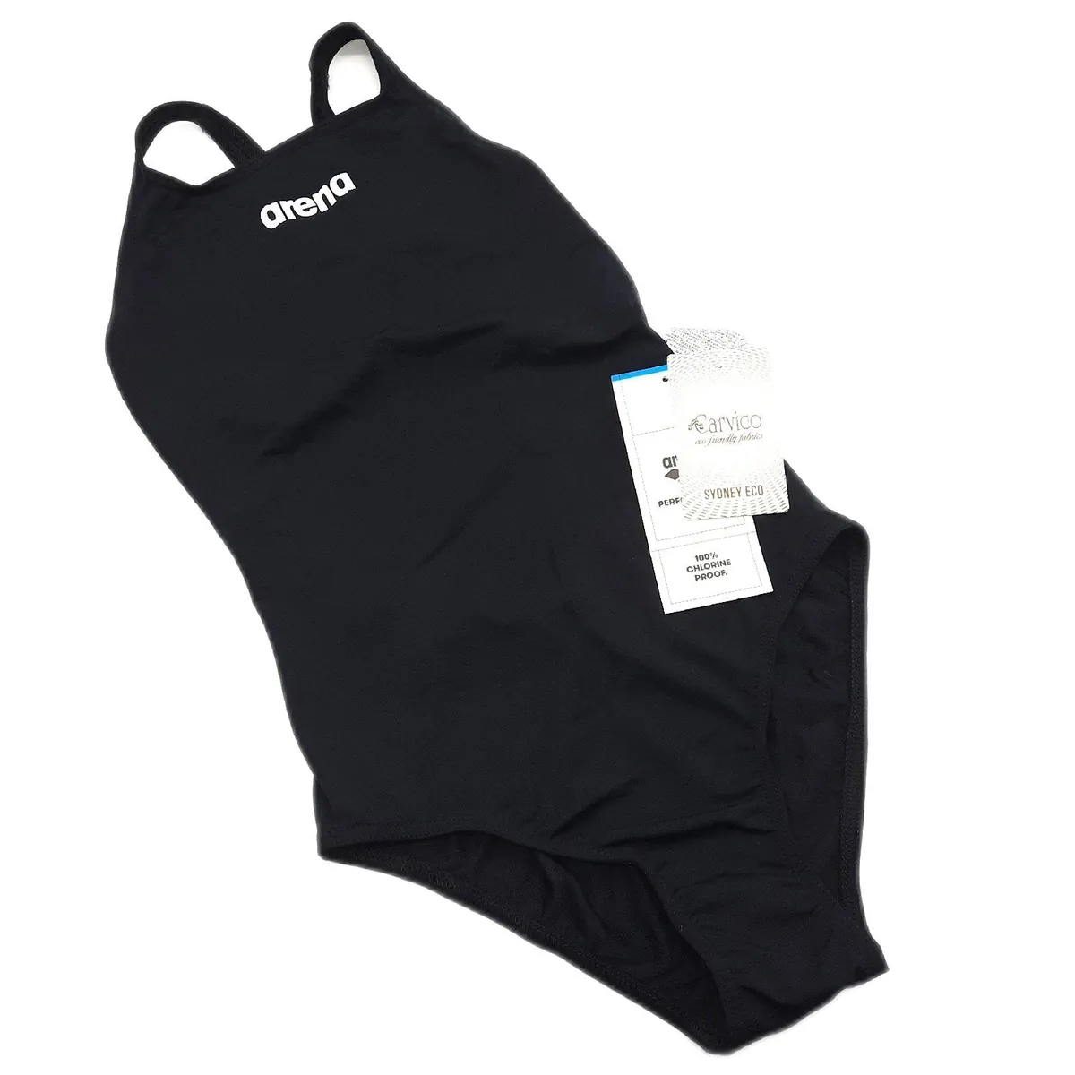 Arena Badeanzug Damen Schwimmbekleidung Solid Swim Pro Team Chlorbeständig UV Schutz
