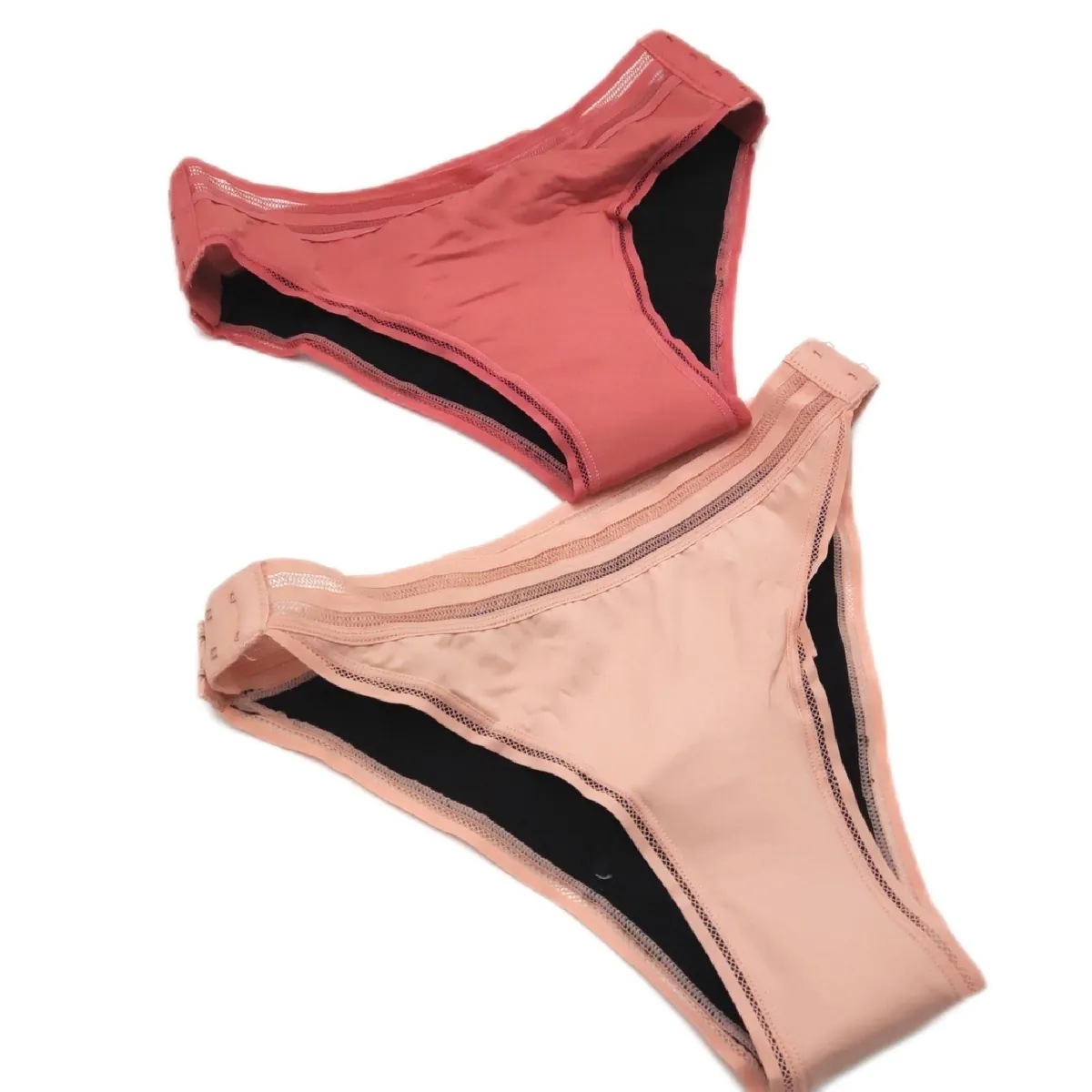 Beppy Menstruationsslips Damen Periodenbekleidung Coral XS verstellbar seitlich