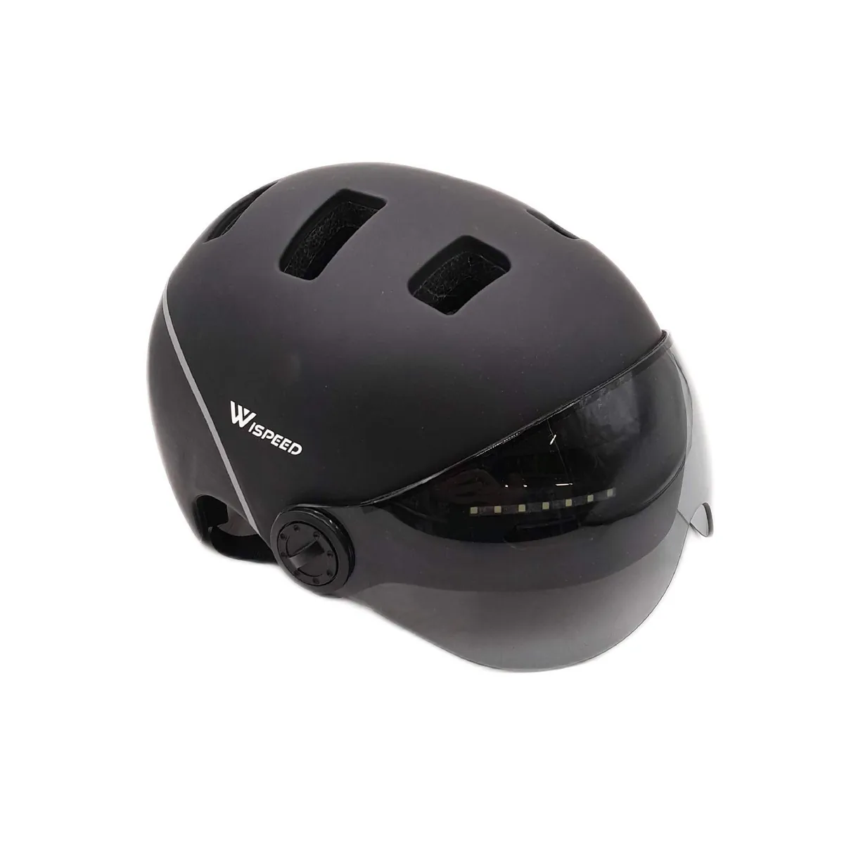 WISPEED Fahrradhelm Schutzhelm Helm Unisex Schwarz Erwachsene 55 58 Sicherheit