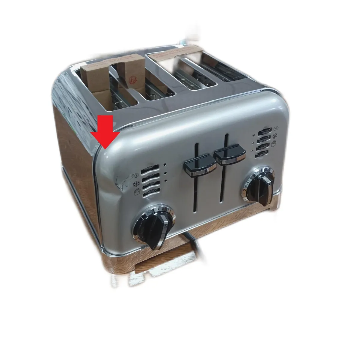 Cuisinart Toaster Küchengeräte 4 Scheiben breite Schlitze Frühstücks