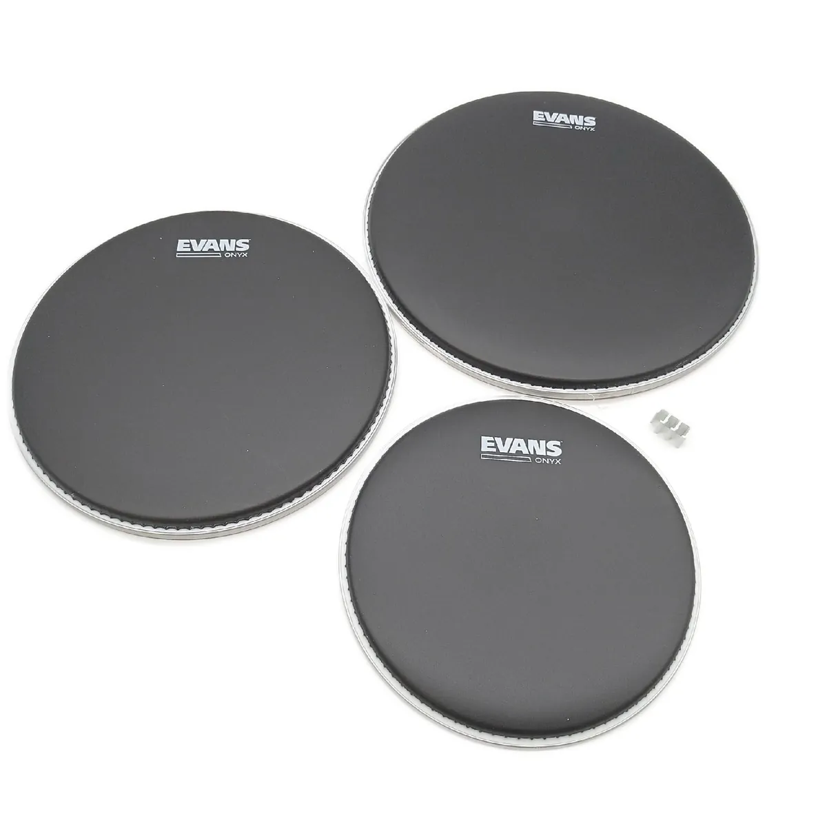 Evans Tom Pack Schlagzeug Felle Onyx schwarz verschiedene Größen perfekter Klang