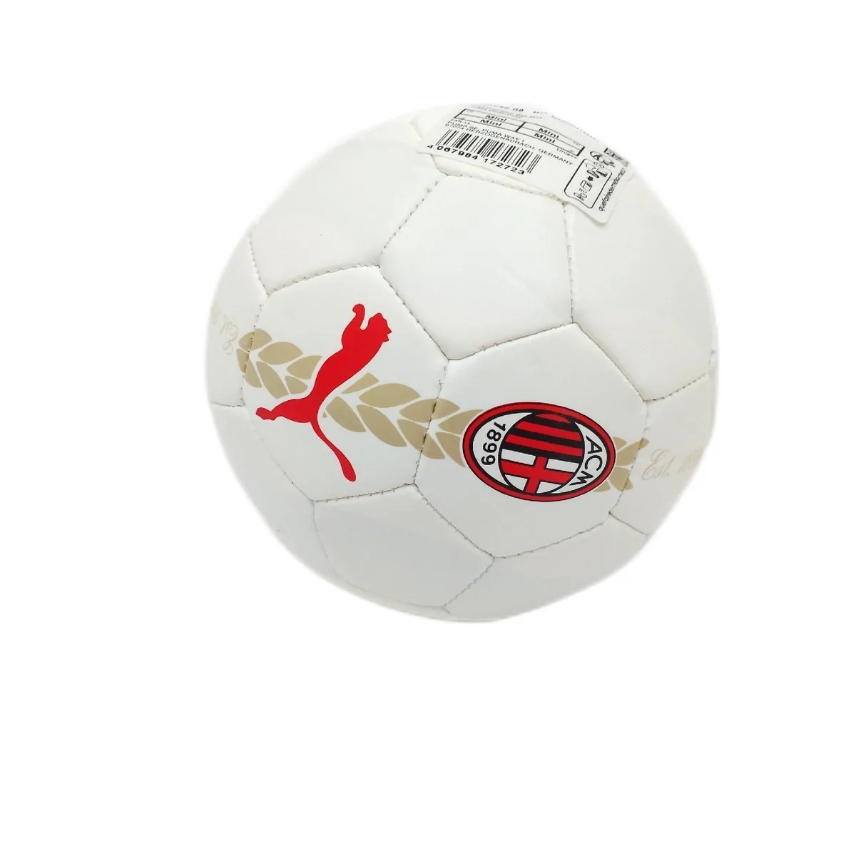 Puma Mini Fußball Fanartikel A C Milan Mini 3 Weiß Offizielles Design