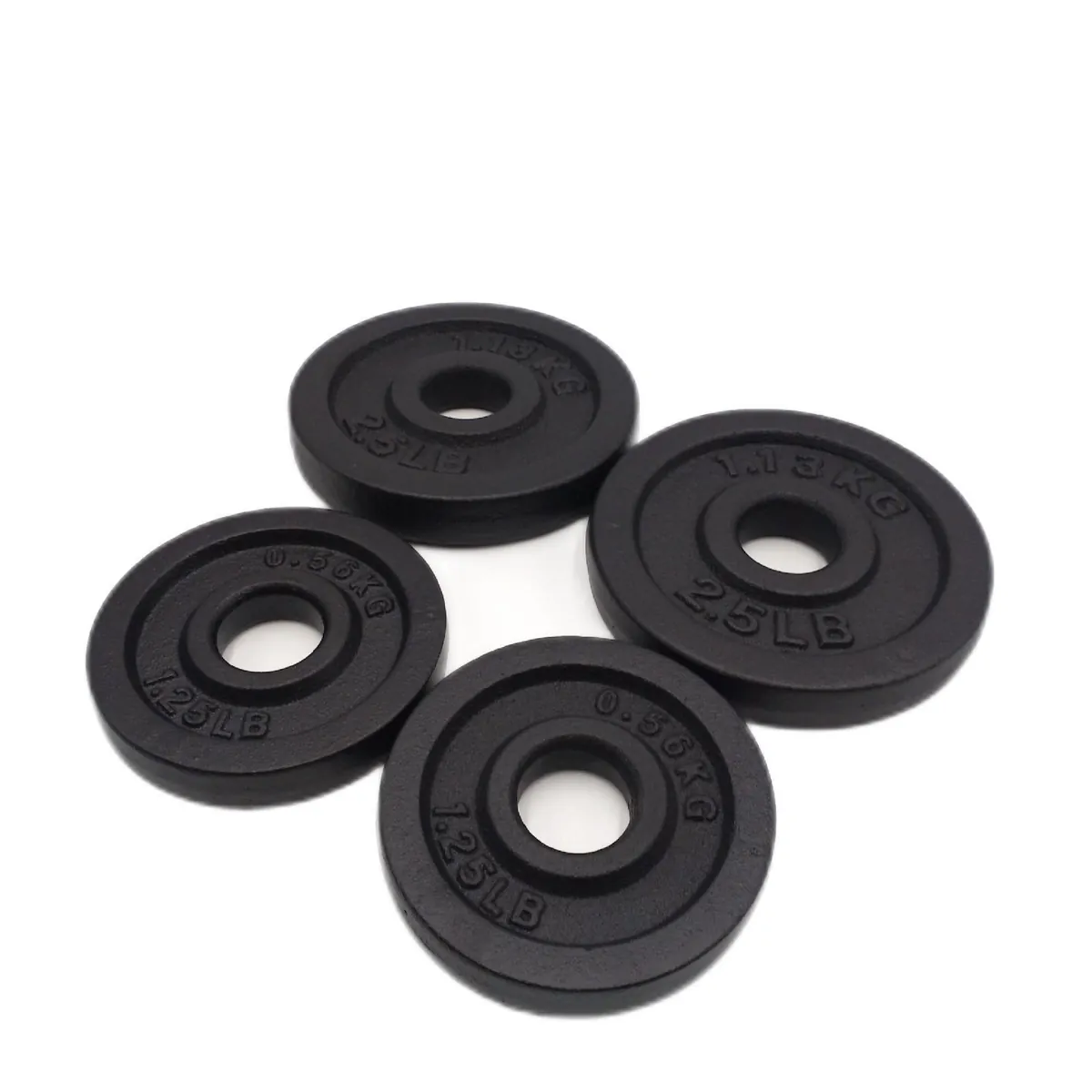 Yes4All Hantelscheiben Set Gewichte Standard 2 9 cm Gusseisen