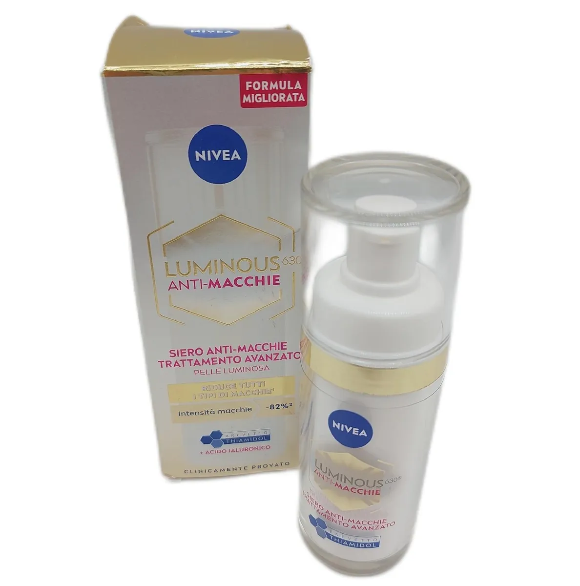 NIVEA Gesichtsserum Hautpflege Luminous630 Advanced Treatment Anti Flecken Serum für str