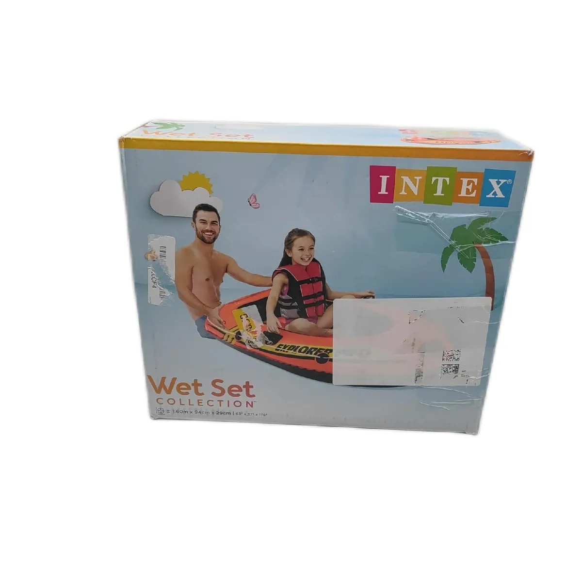 Intex Schlauchboot Freizeitboot Pro Inflatable Zwei Personen Paddel Pumpe Wasserspa