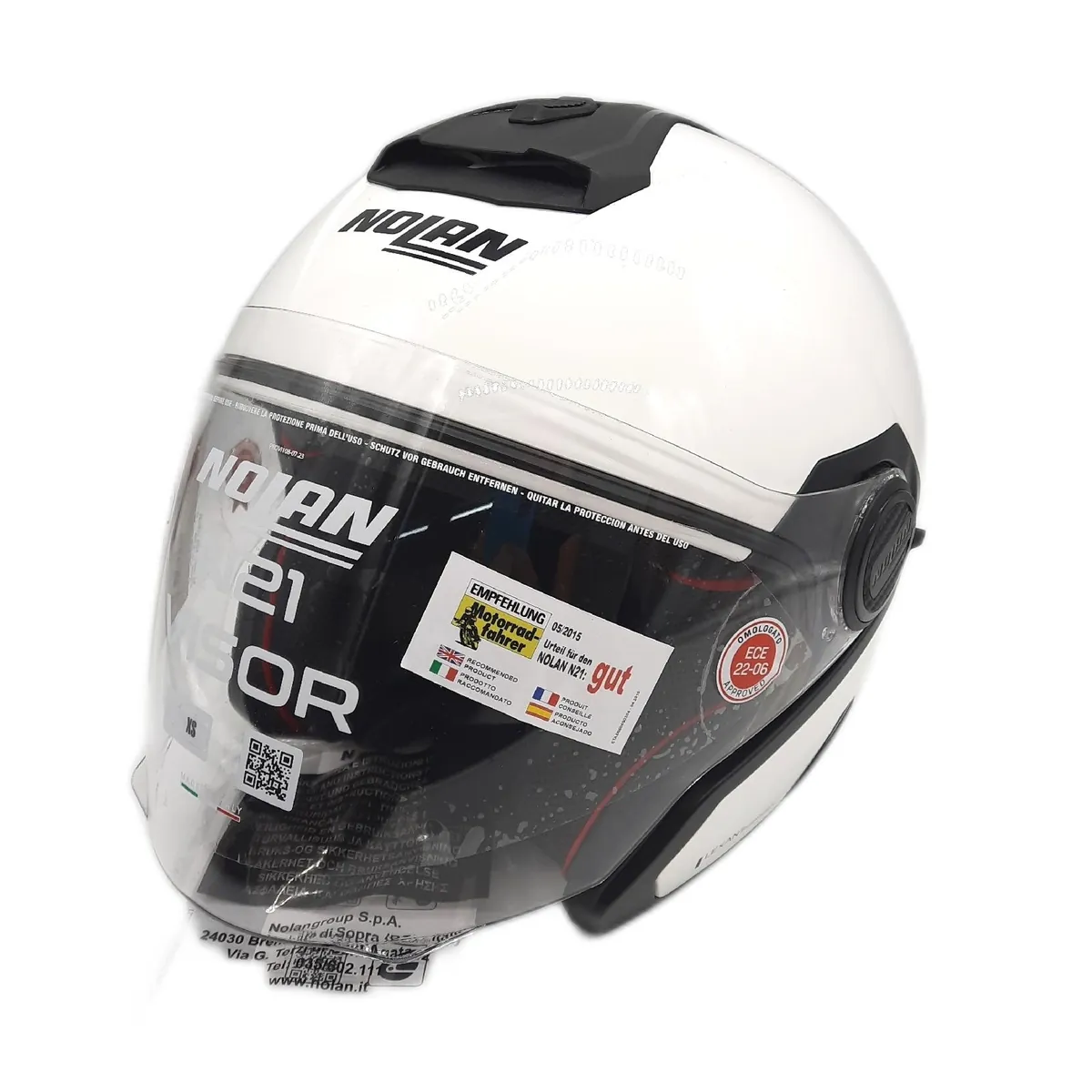 Nolan Fahrradhelm Helm Schutz N21 Classico 305 XS Visier Sport Sicherheit Fahrradbekle