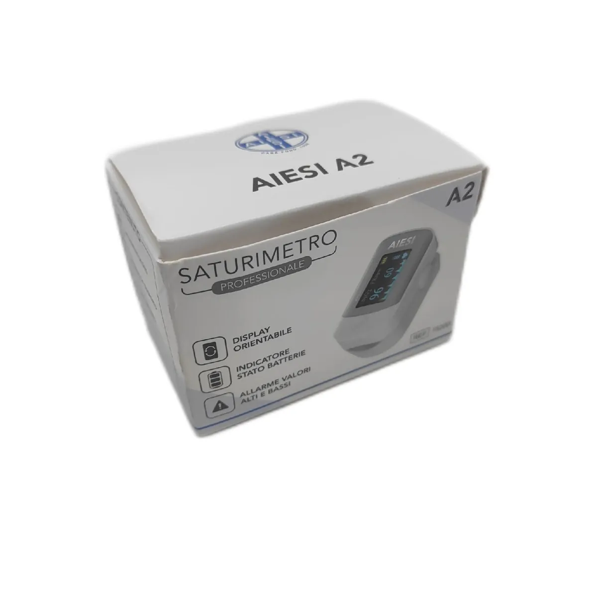 AIESI Fingerpulsoximeter Messgerät Gesundheit Display Professionell für genaue Werte