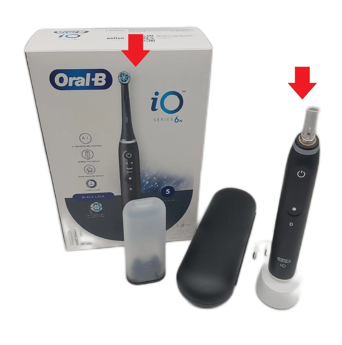 Ob Purify Zahnbuerste Zubehoer ohne Aufsaetze mit Gebrauchsspuren