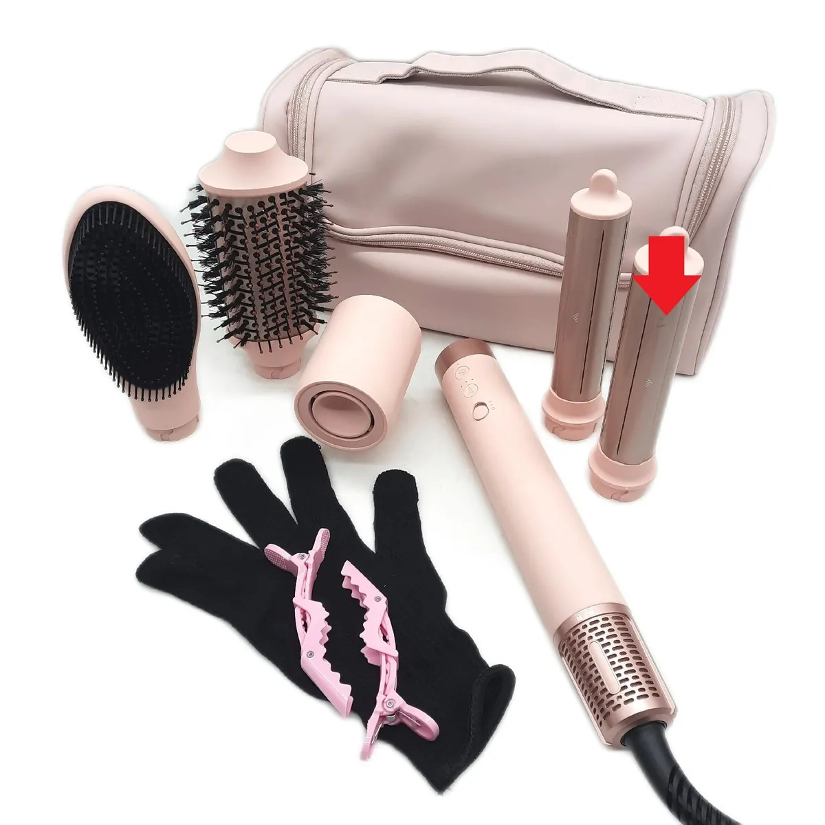 Mescomb Haartrockner Styling Set 5 in 1 Airstyler Lockenstab