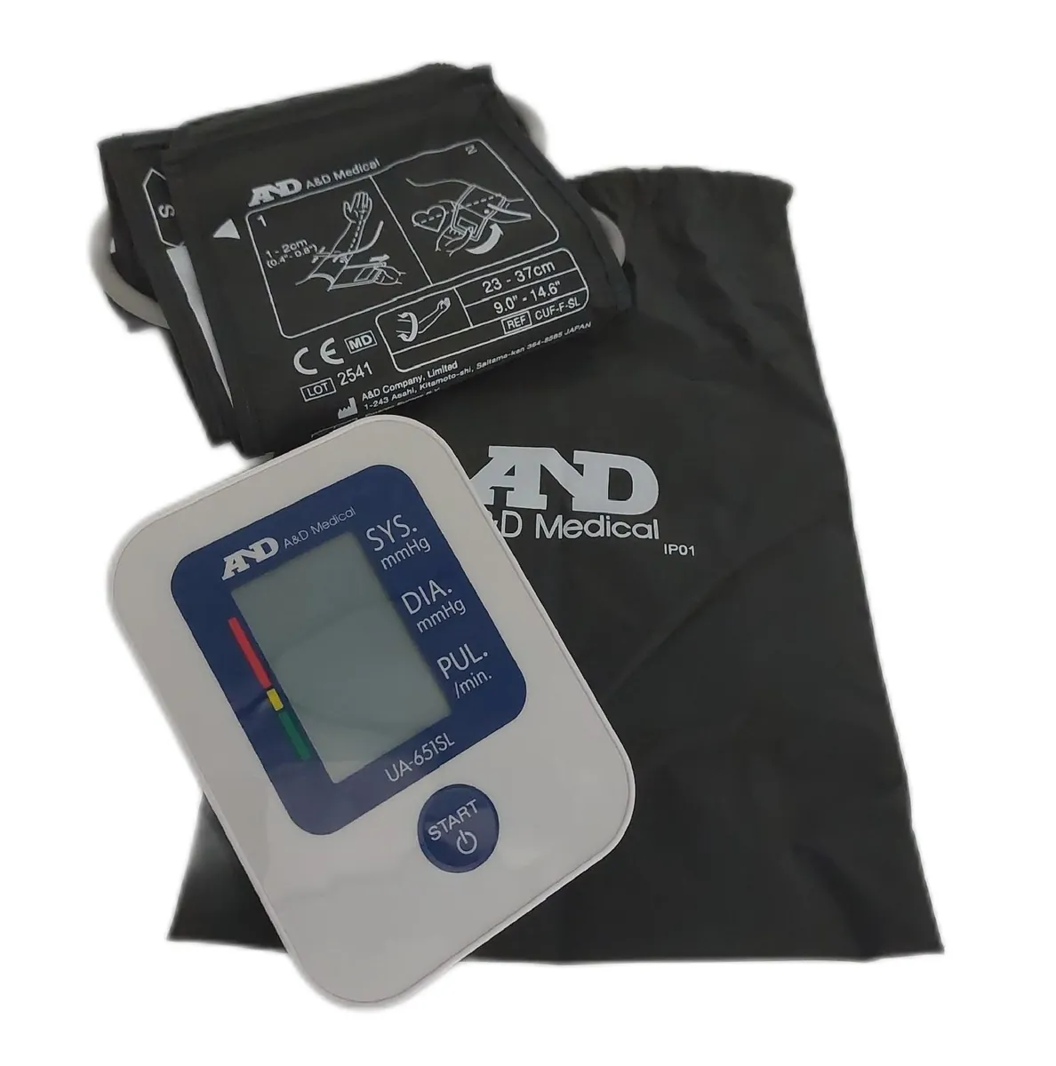 A D Medical Blutdruckmessgerät Gesundheit Messgerät UA 651SL größere Manschette genau zuverlässig