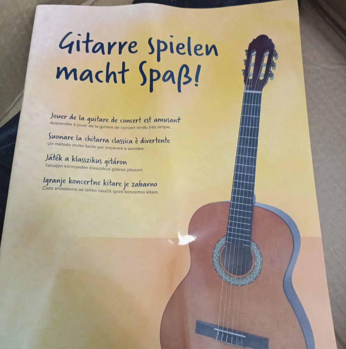 Juan Miguel Navarrez Klassische Gitarre Musikinstrument Starter Set 44 Honig Tasche