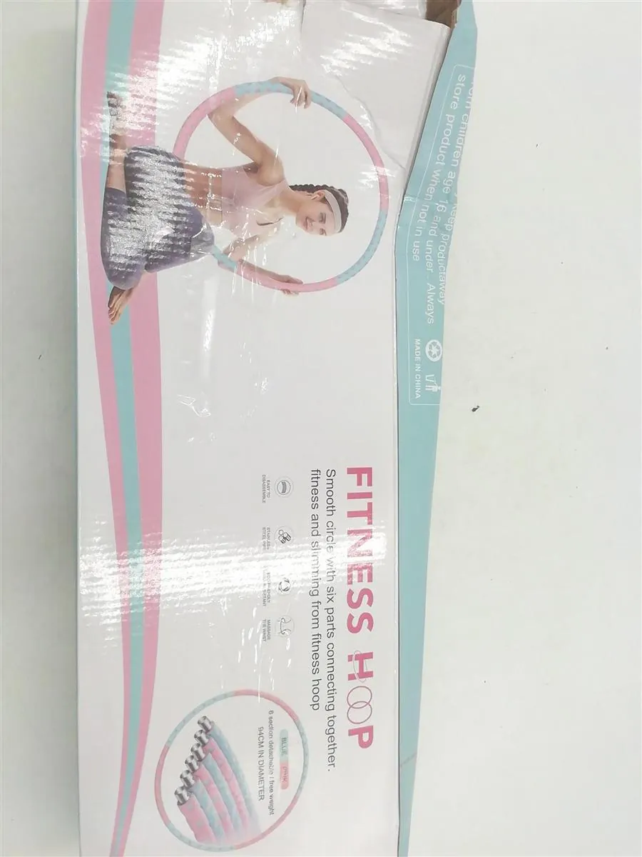 Hoola Hoop Fitness Reifen Massagegewicht 12 kg Abnehmbar Kühlhandtuch Trainingshilfe Abnehmen
