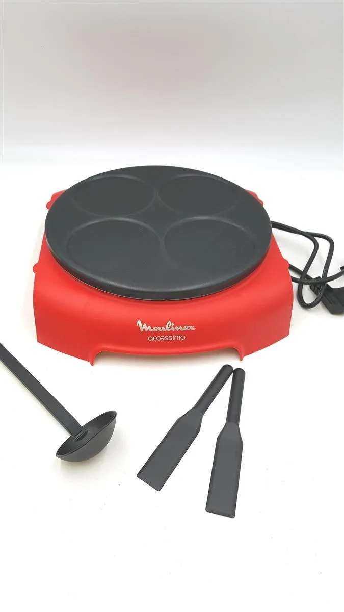 Moulinex Crêpe Pfannkuchen Set Küchenhelfer Accessimo Antihaft Party