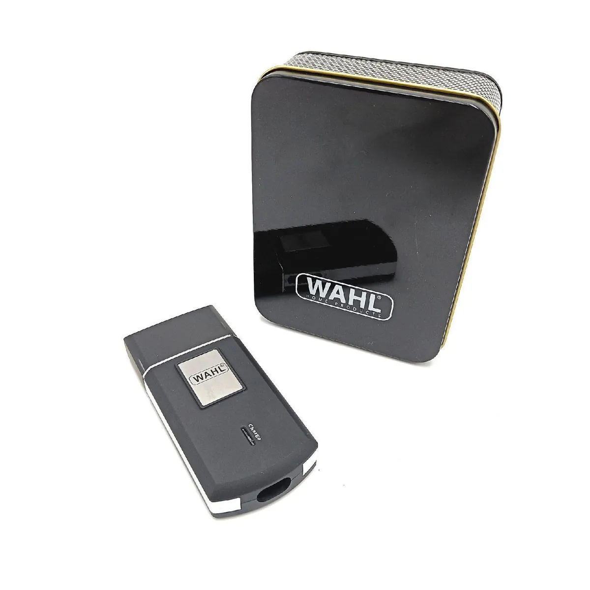 Wahl Travel Shaver - Kabelloser und wiederaufladbarer elektrischer Rasierer für Herren, ideal für Reisen, zum Schneiden von Haaren und Bart, kompakt und tragbar
