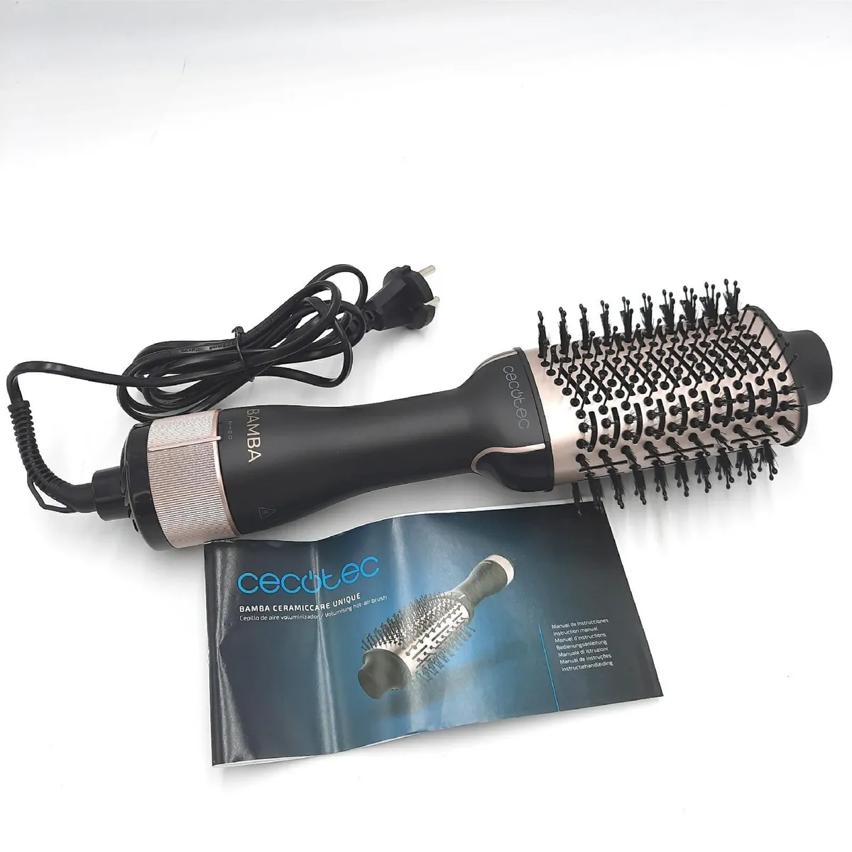 Cecotec Bamba CeramicCare Luftbürste 1200W Volumen Tangle Free Soft & Smooth Leistungsfähige Lockenwickler