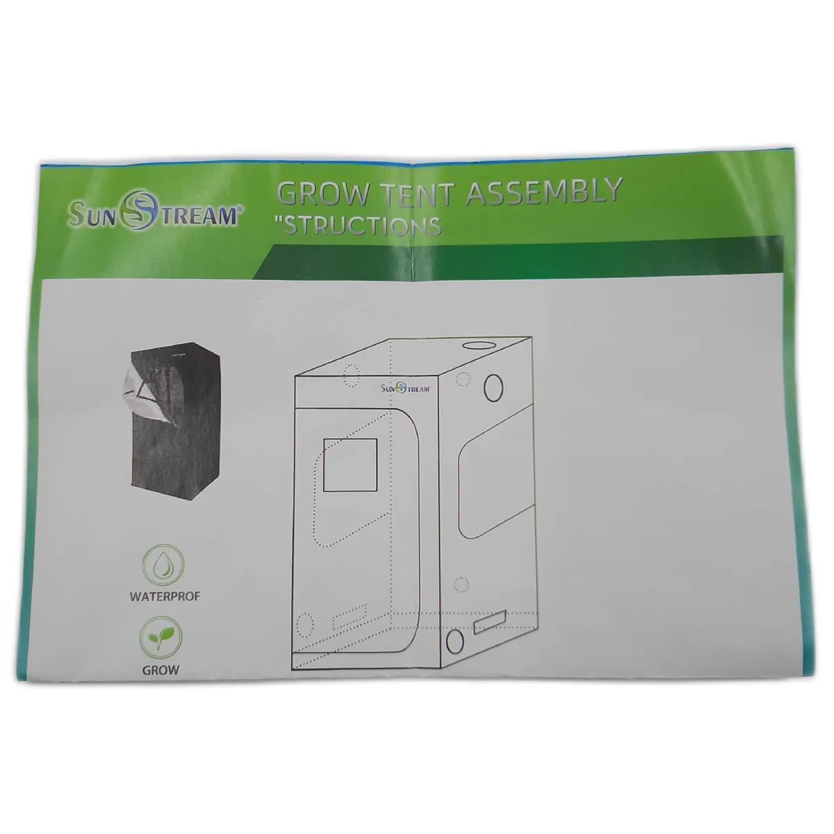 SunStream Hydrokulturzelt Innenpflanzen Grow Room optimal wasserabweisend Pflanzenzucht