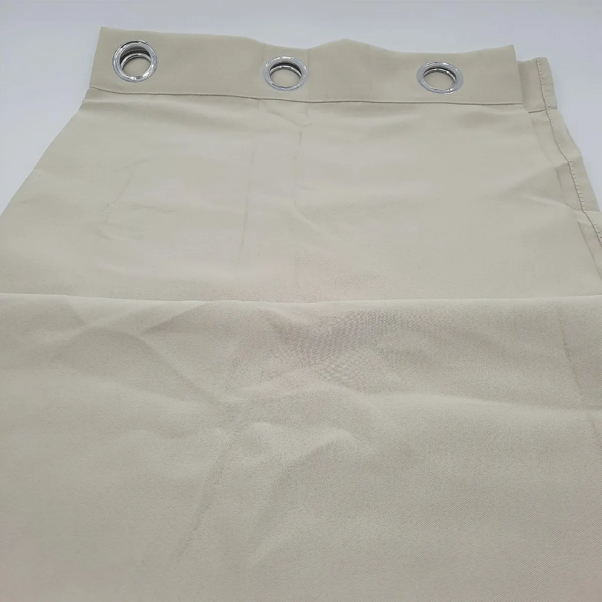 MRTREES Vorhang Gardinen Verdunklung Stoff Beige Creme 228x228cm Modern