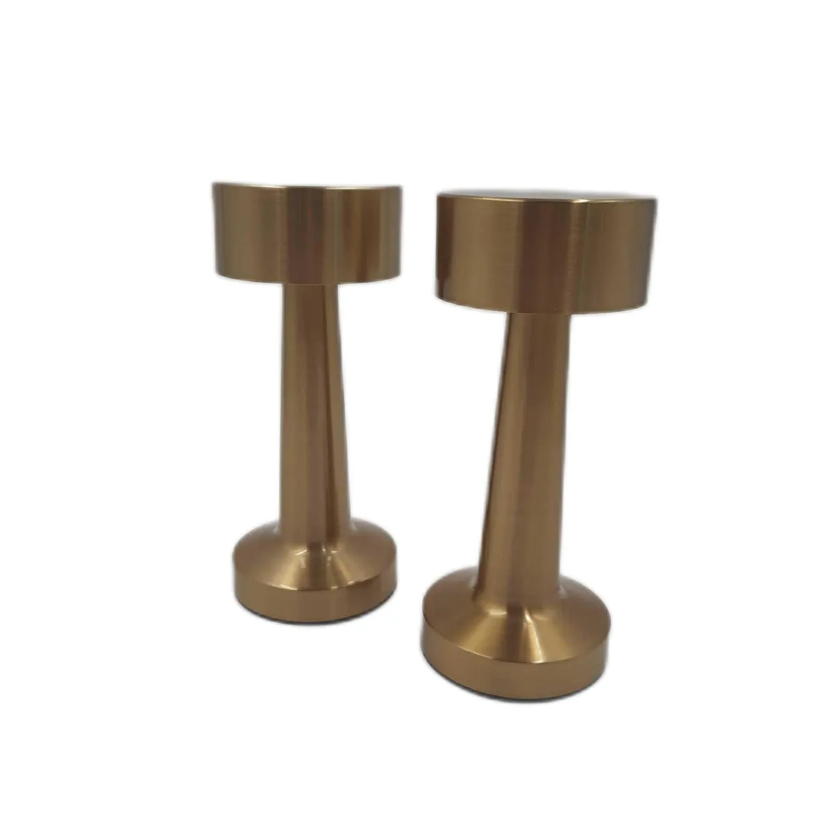 Fivtsme Tischlampe Beleuchtung LED Kabellos Gold modern elegant Wohnzimmer Leuchte