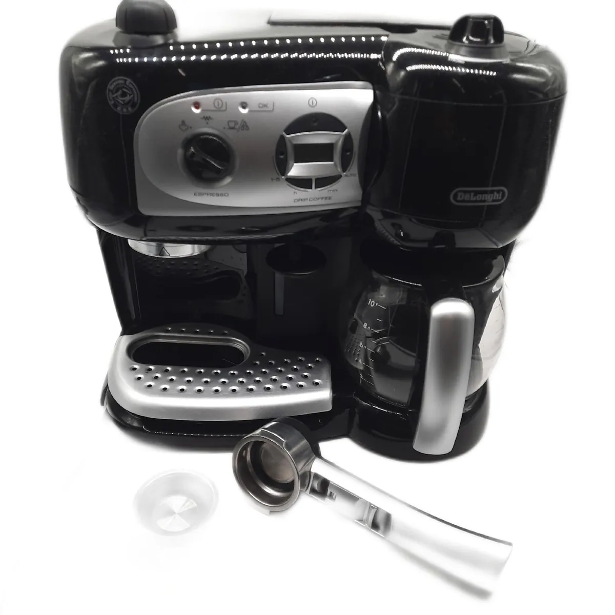 DeLonghi Pumpkaffeemaschine Filterkaffeemaschine 2 in 1