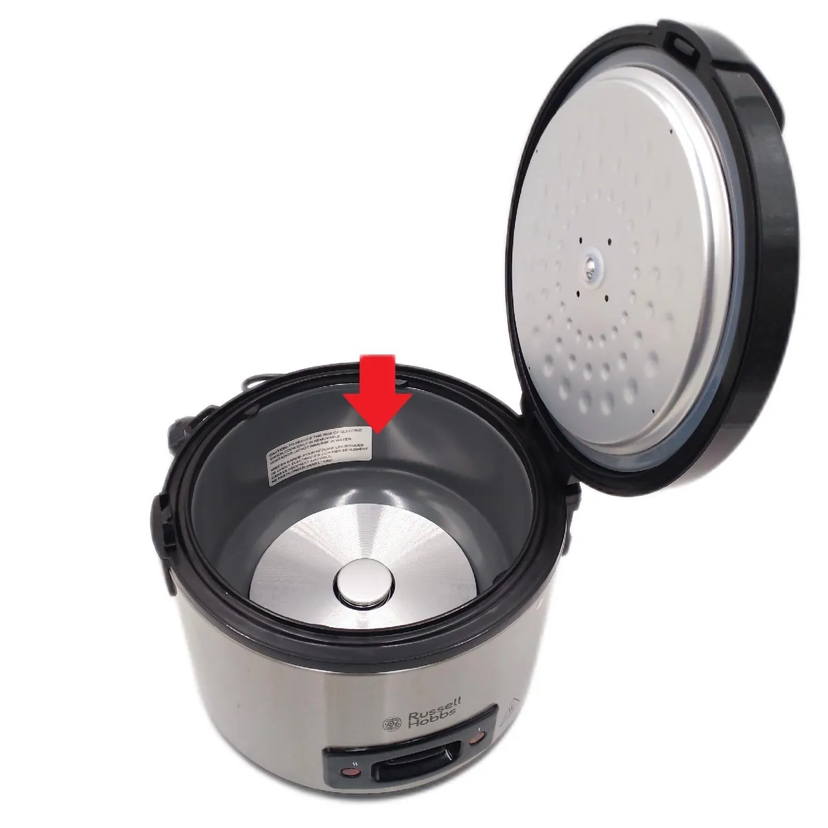 Russell Hobbs Reiskocher 12l Dampfgarer Klappdeckel ohne Top