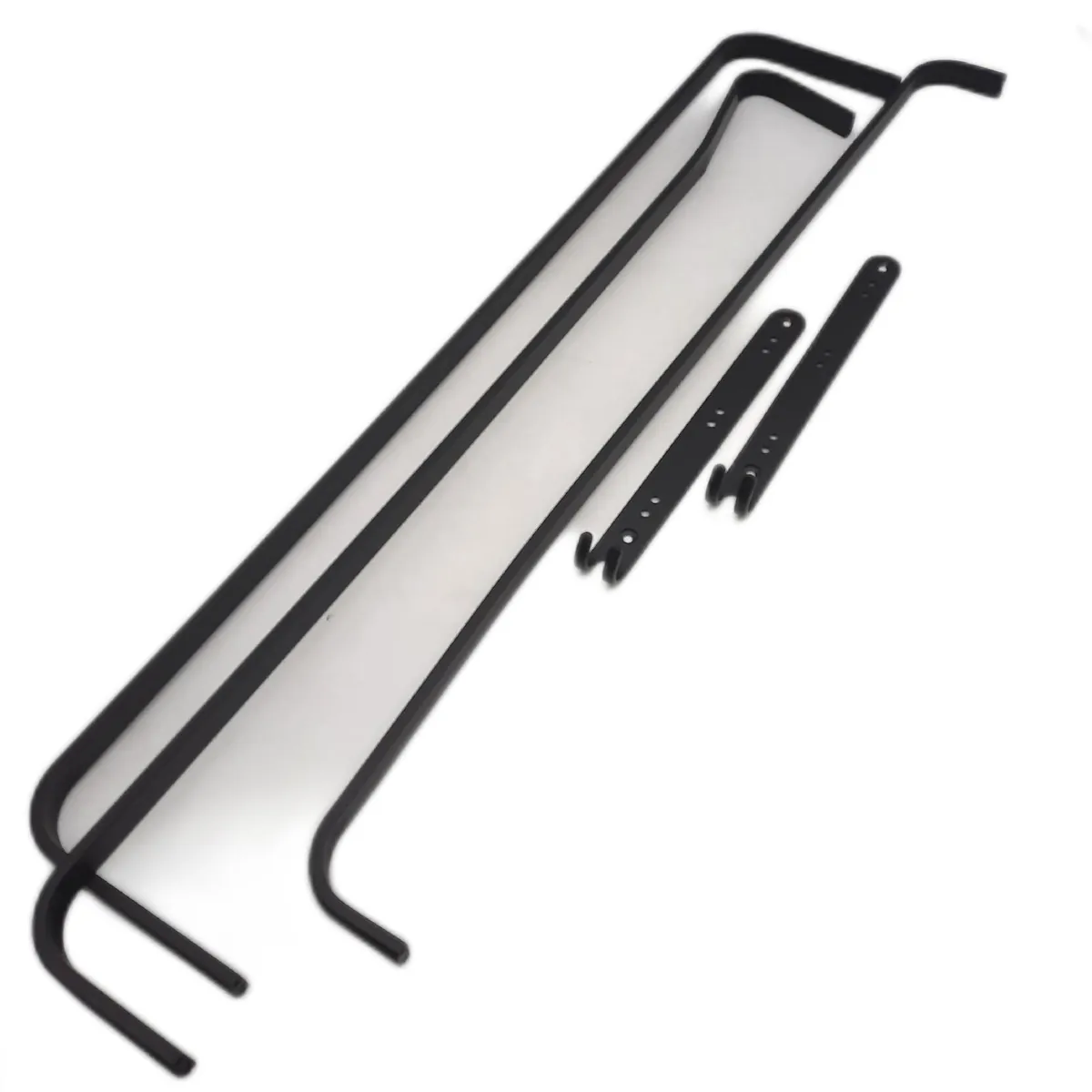 Handtuchhalter Schwarz Badezimmer Zubehör 80CM Ohne Bohren Praktisch Einfach Montieren