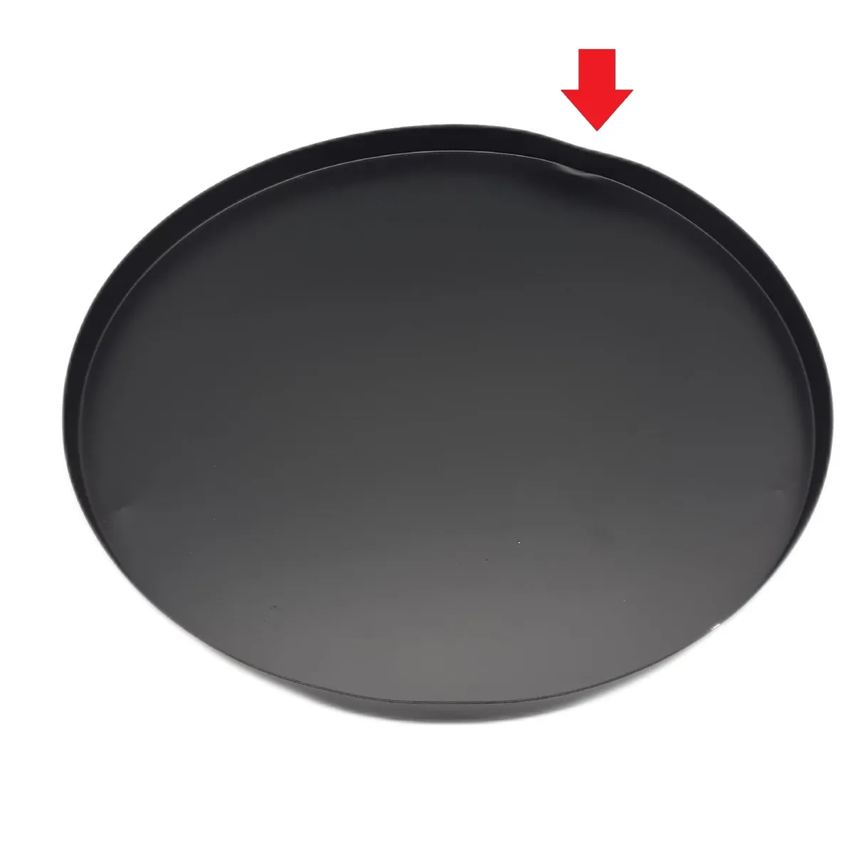 Celebig Tablett Dekoration Metall Schwarz 40cm stilvoll modern elegant Wohnzimmeraccessoire