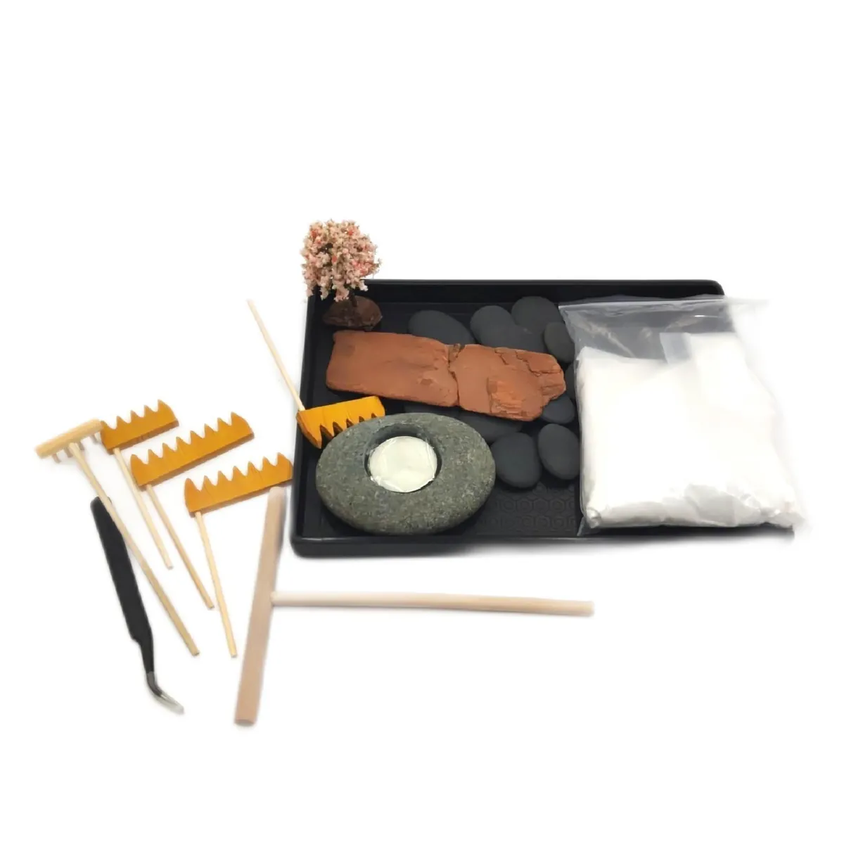 ICNBUYS Kerzenhalter Wohnaccessoires Pebble Feng Shui Dekoration für Kreativität