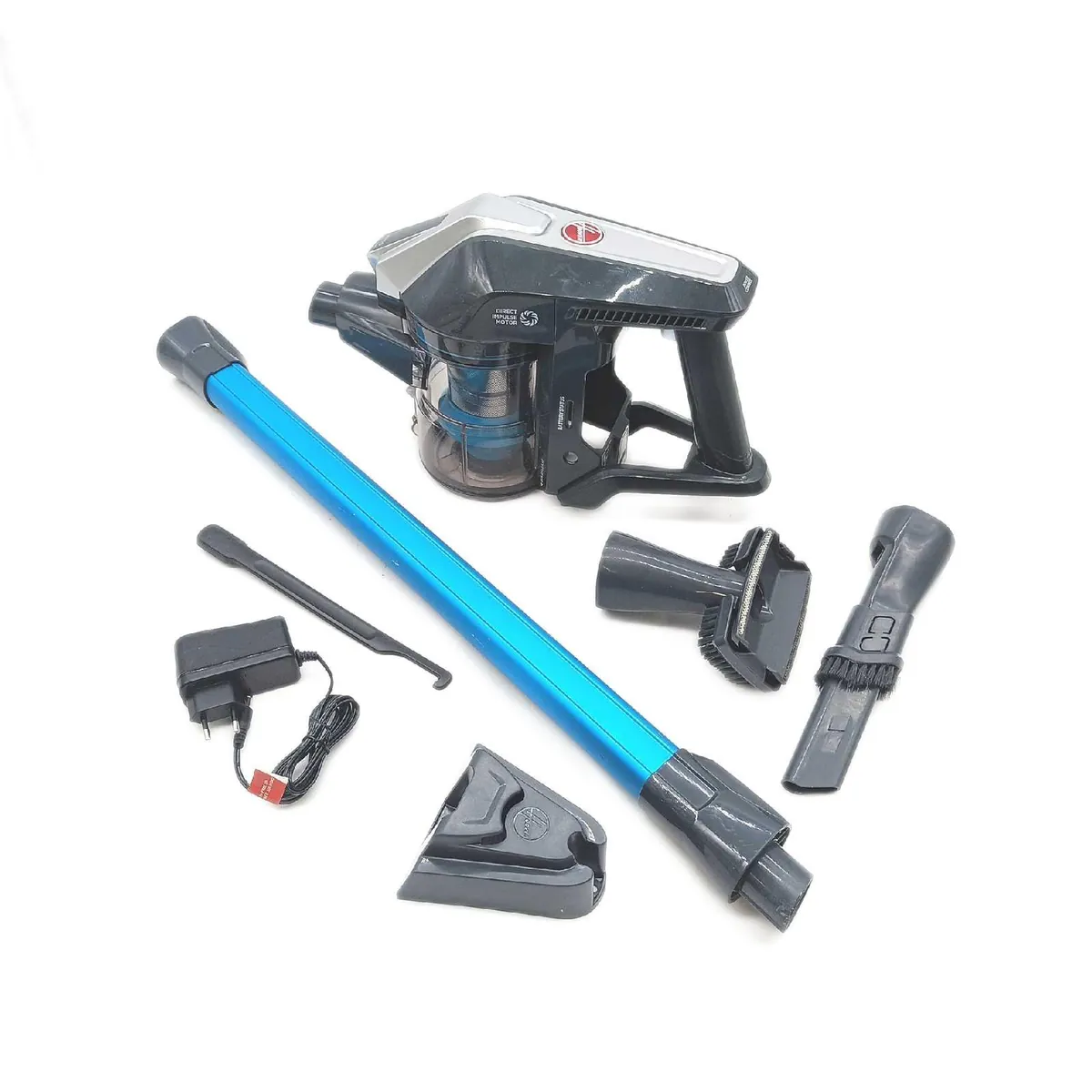 Hoover 39400985 Akku Staubsauger Rot Grau Home ohne Akku diverse Teile fehlen Funktion