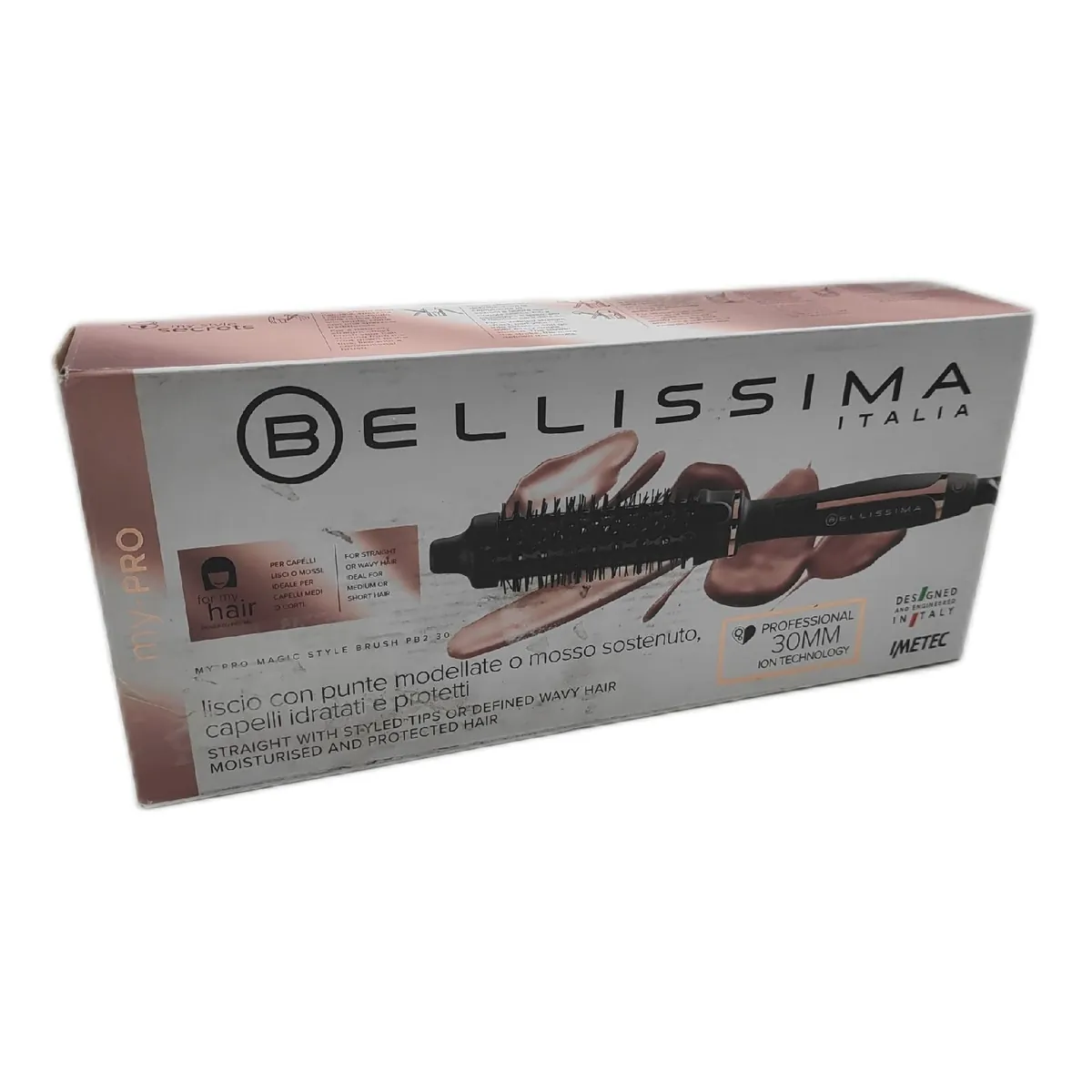 Imetec Bellissima Magic Style Brush PB2 30 Beheizte Haarbürste Haarstyling Effizient