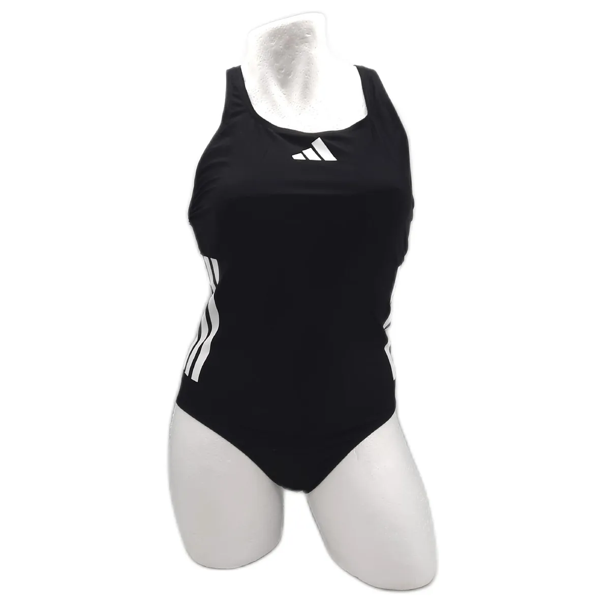 Adidas Badeanzug Damen Bademode 3 Stripes C Back Elegant Sportlich Schwarz Weiß